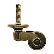 4 C-4B Chairs Dressers /& Other Antique or Modern Furniture Kitchen Tables Caster Wheels for Hoosier Cabinets Brass Plated Stem Furniture Caster W//Wood Wheel